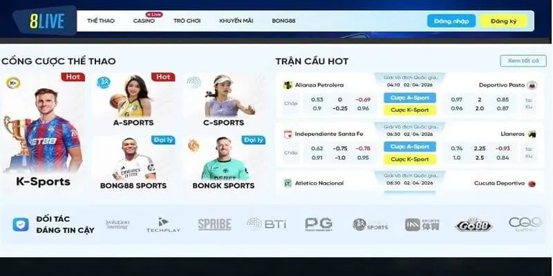 Chương trình khuyến mãi đa dạng tại 8Live