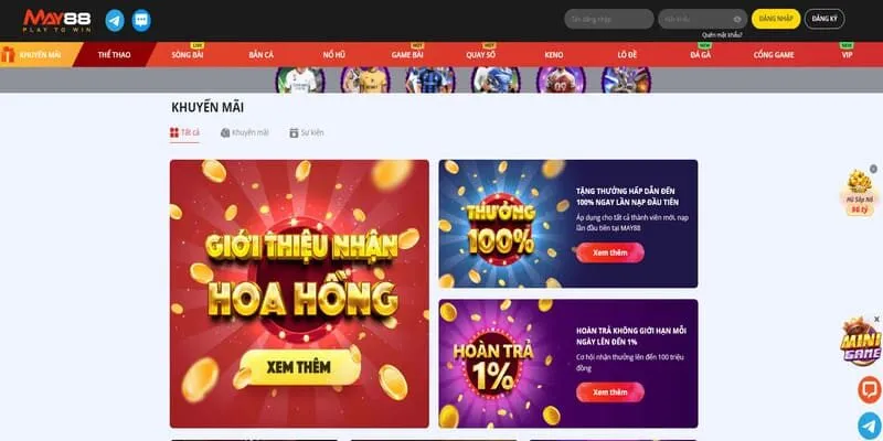 Danh mục giải trí phong phú dành cho hội viên chinh phục
