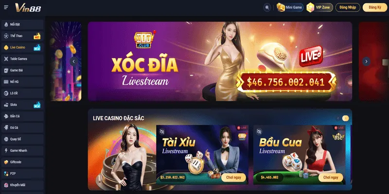 Tổng quan nền tảng VIN88 – địa chỉ giải trí uy tín cho hội viên