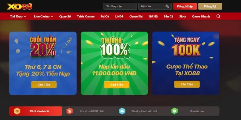 Nhiều sự kiện và khuyến mãi hấp dẫn dành cho người chơi
